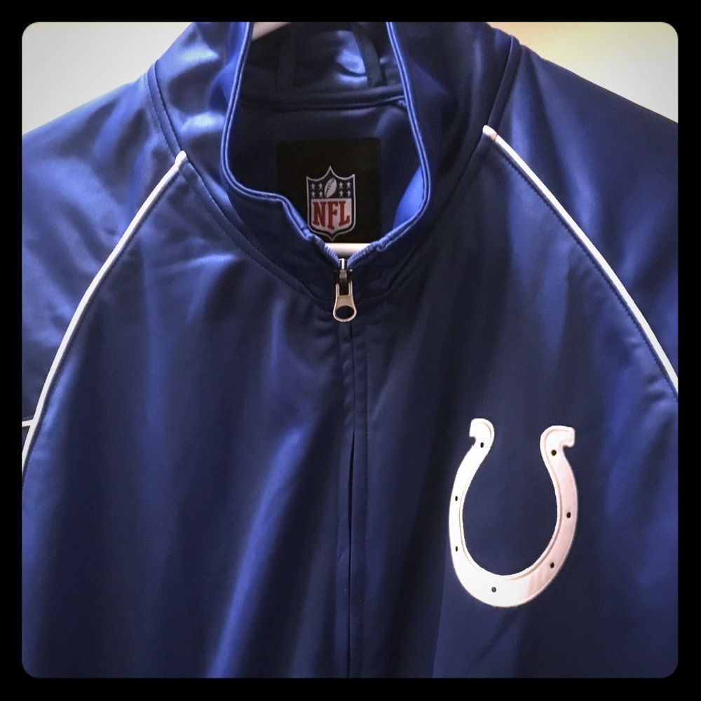NFL COLTS Zip Med weight jacket never worn M